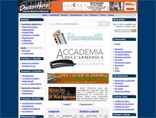 Tablet Screenshot of doctorharp.it